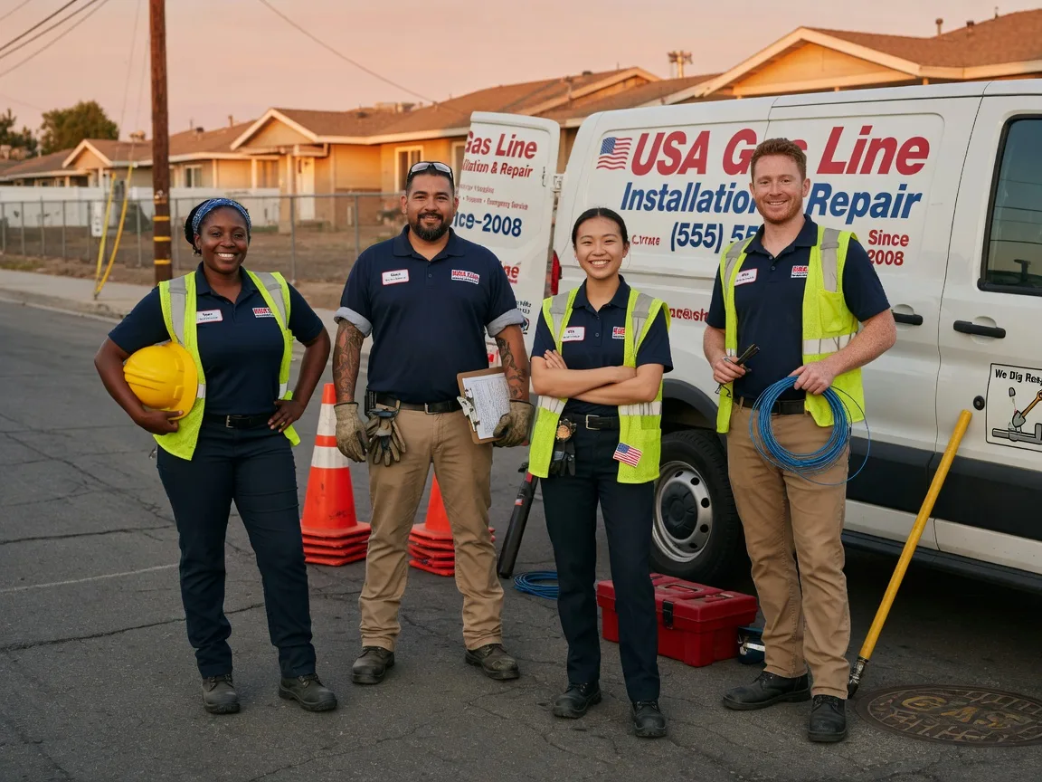 Gas Line Installation company in Oakwood, GA